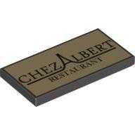 Lego® 87079pb0159 Tile 2x4 