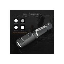 NICRON N7 5W 600LM LED El Feneri 90°DÖNEBİLEN KAFA ALÜMİNYUM GÖVDE MIKNATISLI TABAN TAKTİK EL FENERİ