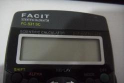 FACİT FC-531SC HESAP MAKİNASI PARÇA NIYETINE (K2