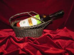 LOT.9 » ŞARAPLIK SERVİS ASKISI.ÇOK ENDER OLDUKÇA YAŞLI EL İŞİ TEL ÖRME SANATININ ZİRVESİ NEFİS BİR OBJE 491