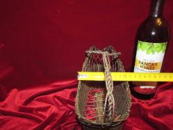 ŞARAPLIK SERVİS ASKISI.ÇOK ENDER OLDUKÇA YAŞLI EL İŞİ TEL ÖRME SANATININ ZİRVESİ NEFİS BİR OBJE 491