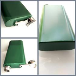 OMENİV'DEN 150ML YEŞİL İNCE MATARA TERMOS İÇKİ VOTKA VİSKİ ŞİŞESİ ŞARAP ŞİŞE TEK