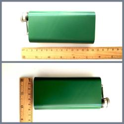 OMENİV'DEN 150ML YEŞİL İNCE MATARA TERMOS İÇKİ VOTKA VİSKİ ŞİŞESİ ŞARAP ŞİŞE TEK