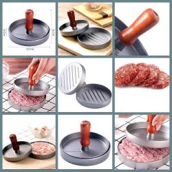 OMENİV'DEN DÖKÜM HAMBURGER PRES PRESS HAMBURGER KÖFTE KALIBI 3 HAMBURGER PARASINA KENDİN YAP!