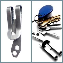 OMENİV'DEN SOM ÇELİK PARA LİRA DOLAR EURO KLİPSİ ANAHTARLIK KEMER OUTDOOR KAMP SPOR SÜPER