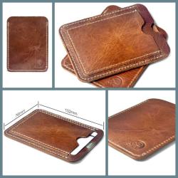 OMENİV'DEN GERÇEK DERİ EL YAPIMI VİNTAGE TASARIM PARA KREDİ KARTI CÜZDANI! PRATİK ŞIK KARTLIK CÜZDAN