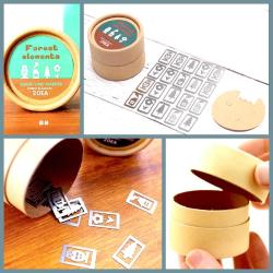 OMENİV'DEN 20 ADET ÇELİK ATAÇ KLİPS DOĞA ORMAN TEMALI SÜPER