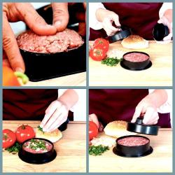 OMENİV'DEN İÇİ DOLGULU HAMBURGER İÇİN HAMBURGER PRES PRESS HAMBURGER KÖFTE KALIBI SÜPER!