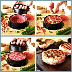 OMENİV'DEN İÇİ DOLGULU HAMBURGER İÇİN HAMBURGER PRES PRESS HAMBURGER KÖFTE KALIBI SÜPER!