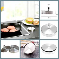 OMENİV'DEN PASLANMAZ ÇELİK EV TİPİ HAMBURGER PRES HAMBURGER KÖFTE KALIBI NEFİS!!!