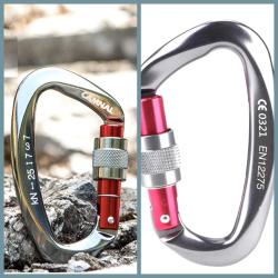 OMENİV'DEN 2500 KG GÜMÜŞ TON METAL KARABİNA KARABİNER AV ANAHTARLIK KAMP OUTDOOR SIRT ÇANTASI ÇANTA