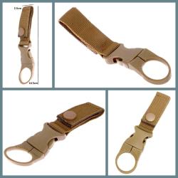 OMENİV'DEN EKRU SIRT ÇANTASI KEMER İÇİN SU ŞİŞESİ TAŞIMA APARATI SULUK PET AÇIKHAVA OUTDOOR KAMP AV