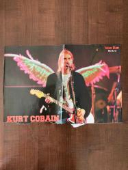 Kurt Cobain & Jay Z / A3 ebadında lamine kaplı poster