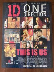 Roger Waters The Wall (4/8/2015 İstanbul konseri) / One Direction This is Us Film Afişi / 43cm x 57cm kuşe poster