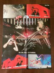 Roger Waters The Wall (4/8/2015 İstanbul konseri) / One Direction This is Us Film Afişi / 43cm x 57cm kuşe poster
