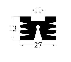 Ücretsiz Kargo - 52AS 55mm Alüminyum Pasif Transistör Soğutucu - Heatsink - PCB Tipi - 1 Adet
