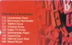 Ücretsiz Kargo - N-429 Özel Servis Numaraları - Temiz - Koleksiyonluk Kullanılmış Telekart