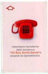 Efemera - N-428 163 Borç Sorma Servisi - Temiz - Koleksiyonluk Kullanılmış Telekart - kitantik - kitaLog