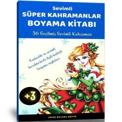 Sevimli SÜPER KAHRAMANLAR Boyama Kitabı
