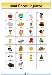 Okul Öncesi İngilizce Eğitim Seti (PDF Kitap)