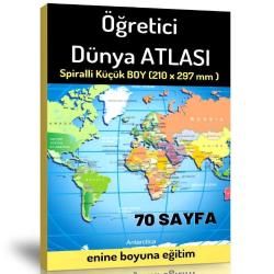 Öğretici Orta Boy Dünya ATLASI (70 Seçilmiş Harita)