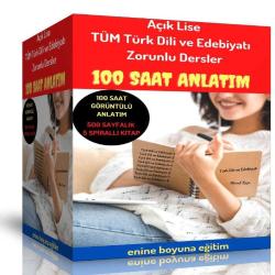 Açık Lise Tüm Dönemler Türk Dili ve Edebiyatı Eğitim Seti (100 Saat Anlatım)