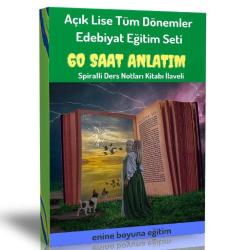 AÇIK LİSE TÜM DÖNEMLER Edebiyat Görüntülü Eğitim Seti (60 Saat Anlatım)