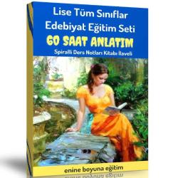 LİSE TÜM SINIFLAR Edebiyat Görüntülü Eğitim Seti (60 Saat Anlatım)