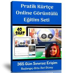Pratik Kürtçe Online Görüntülü Eğitim Seti (Başlangıç-Orta-İleri Düzey)