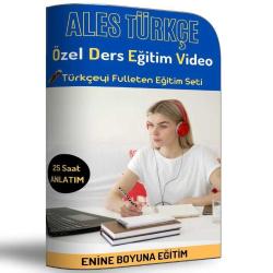 Enine Boyuna ALES Türkçe Özel Ders Eğitim Video Seti