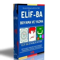 Elif-Ba Harfleri Boyama ve Yazma Kitabı