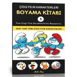 Çizgi Film Karakterleri Boyama Kitabı-1
