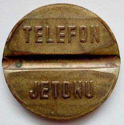 PTT TELEFON JETONU, ORİJİNAL, ORTA BOY