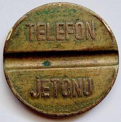 PTT TELEFON JETONU, ORİJİNAL, KÜÇÜK BOY