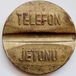 PTT TELEFON JETONU, ORİJİNAL, KÜÇÜK BOY