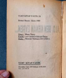 ALO, BEN KENAN EVREN (1989 BASKI)