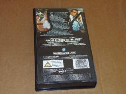 JAMES BOND 007-FROM RUSSIA WITH LOVE-RUSYADAN SEVGİLERLE(ORJİNAL DİL)TEMİZ VHS KASET.
