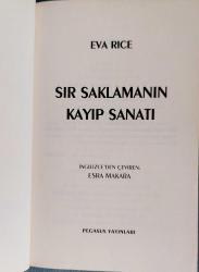 SIR SAKLAMANIN KAYIP SANATI