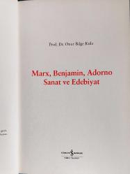 MARX, BENJAMIN, ADORNO SANAT ve EDEBİYAT