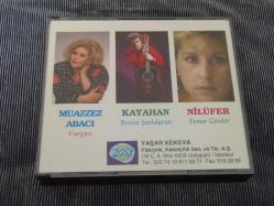 MUAZZEZ ABACI-VURGUN-KAYAHAN-BENİM ŞARKILARIM-NİLÜFER-ESMER GÜNLER BOX SET 3 CD BİRARADA-MÜZİK CD'Sİ