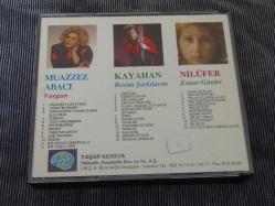 MUAZZEZ ABACI-VURGUN-KAYAHAN-BENİM ŞARKILARIM-NİLÜFER-ESMER GÜNLER BOX SET 3 CD BİRARADA-MÜZİK CD'Sİ