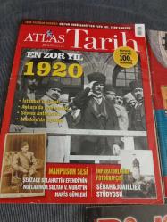 ATLAS TARİH+TARİH DERGİSİ+BİRLİK DERGİSİ 3 DERGİ BİRDEN TEMİZ KONDİSYONDA DERGİLER