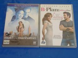 MAID IN MANHATTAN ve B-PLANI-JENNIFER LOPEZ FİLMLERİ 2 FİLM BİRDEN SIFIR AYARINDA DVD FİLM