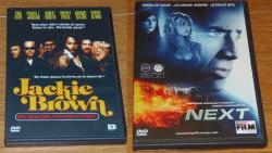 NEXT-NICOLAS CAGE-JACKIE BROWN-İKİ DVD FİLM BİRDEN-TÜRKÇE DİL ve ALTYAZI-SIFIR AYARINDA ORJİNAL DVD