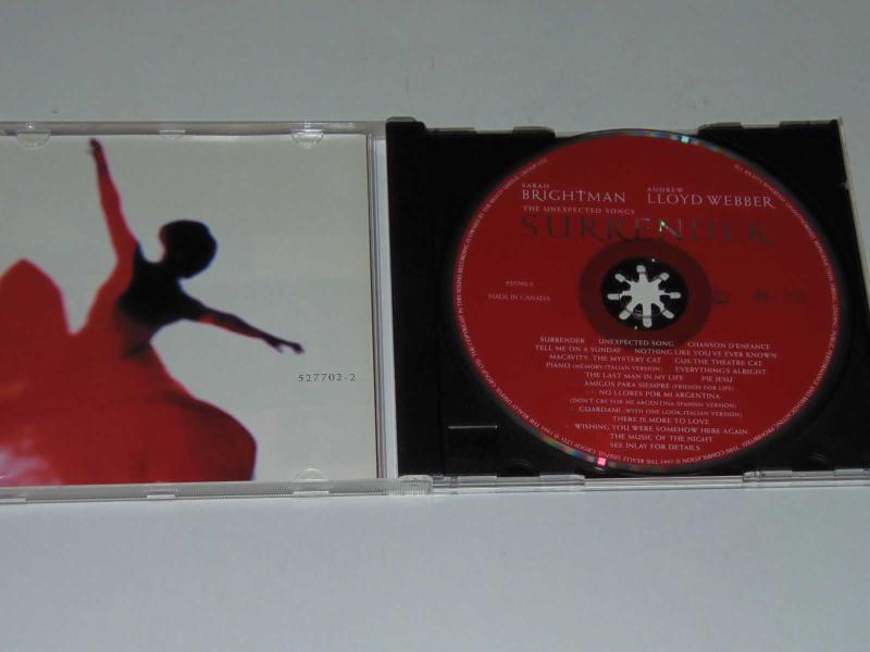 SARAH BRIGHTMAN-ANDREW LLOYD WEBBER-THE UNEXPECTED SONGS SURRENDER