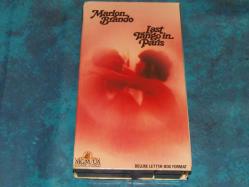 LAST TANGO IN PARIS(PARİS'TE SON TANGO)MARLON BRANDO-VHS KASET(ORJİNAL DİL)ORJİNAL KASET