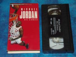 MICHAEL JORDAN HIS AIRNESS -NBA SÜPERSTAR SERIES VHS KASET(ORJİNAL DİL)