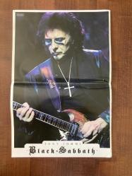 Tony Iommi (Black Sabbath) & Gorey Taylor / A3 ebedında lamine kaplı poster