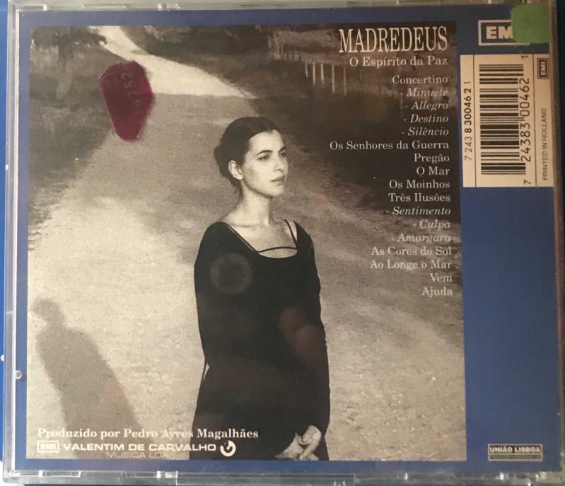 MADREDEUS - O ESPİRİTO DA PAZ - CD ALBÜMÜ - Efemera - kitantik