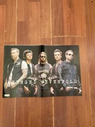 Avenged Sevenfold & Supernatural / A3 ebadında lamine kaplı poster